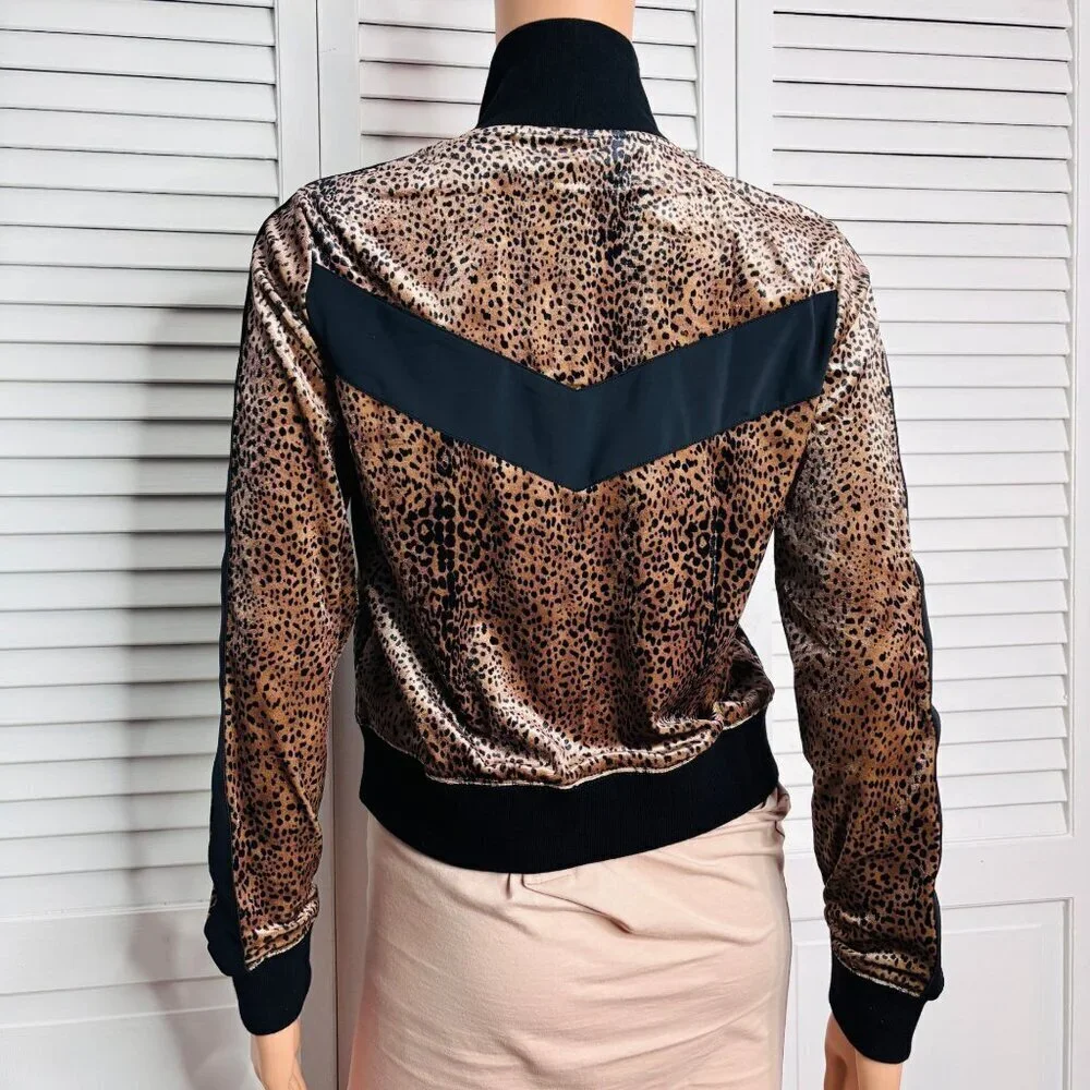 BUDDY LOVE Carmela Velour Track Jacket Size Small